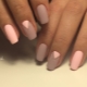 Beige and pink manicure - design ideas and design features