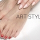 Design ideas for an original and beautiful cat's eye pedicure