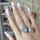 Ideas for creating a white glitter manicure