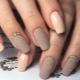 Manicure in beige and brown tones: chic novelties and elegant ideas