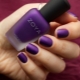Matte purple manicure ideas and fashion trends