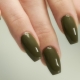 Khaki manicure trends