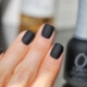 Features and design options for matte black manicure