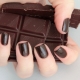 Chocolate manicure: design secret and season ideas