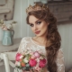 Wedding hairstyles with a crown: how to skillfully pick and wear?
