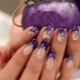 Purple manicure design options