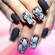 Flowers on nails with gel polish: application technique and design ideas