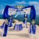 How to decorate a wedding in blue?