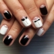 How to make a moon manicure with gel polish?