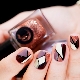How to make an unusual stained glass manicure?