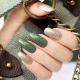 Glitter manicure: ideas for nail design and technique
