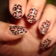 Features and techniques for performing leopard manicure