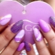 Creation of almond shaped manicure and nail design ideas