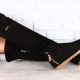 Suede boots without heels: how to choose and what to wear?