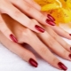Long nails with shellac