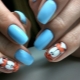 Manicure design with animal drawings