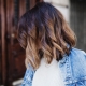 Balayage on dark hair