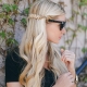 We make braids with loose hair