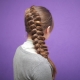 How to weave a French braid the other way around?