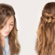 Examples of hairstyles to school in 5 minutes from long hair