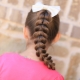 Ways of weaving braids for girls: simple hairstyles
