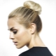 How to make a bun on your head with an elastic band?