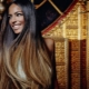 Ombre for black hair: choice of color and dyeing technology