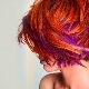 Features of dyeing short hair