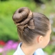 Hairstyles in 5 minutes to school for kids with medium hair
