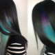 Latent coloring on dark hair