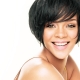 Bob haircut with side bangs