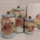 Decoupage glass jars with your own hands