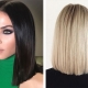 Women's shoulder-length haircut without bangs
