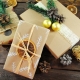 How beautiful and original to wrap a gift in craft paper?