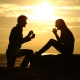 How to give a ring to a girl in an original way?
