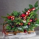 Interesting options for New Year's ikebana