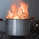 How to get rid of the burning smell in the apartment after a burnt out pan?