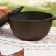 How to clean a cast-iron cauldron from rust?