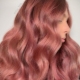 Hair color rose gold: shades and nuances of coloring
