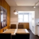 Kitchen design 11 sq. m with balcony