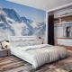 Photo wallpaper 3D for the bedroom: types, selection and placement