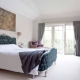Ideas for interior design of a bedroom of 18 sq. m