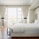 Bedroom interior in light colors
