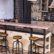 How to make a bar counter for the kitchen with your own hands?