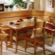 Kitchen corners made of wood: varieties and recommendations for choosing
