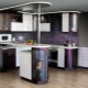 Kitchen set with a bar counter: types and selection