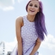 Lilac hair color: shades and dyeing options