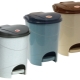 Trash cans with pedal