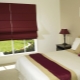 Roman blinds in the bedroom: design options and selection rules