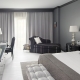 The subtleties of bedroom decoration in gray tones